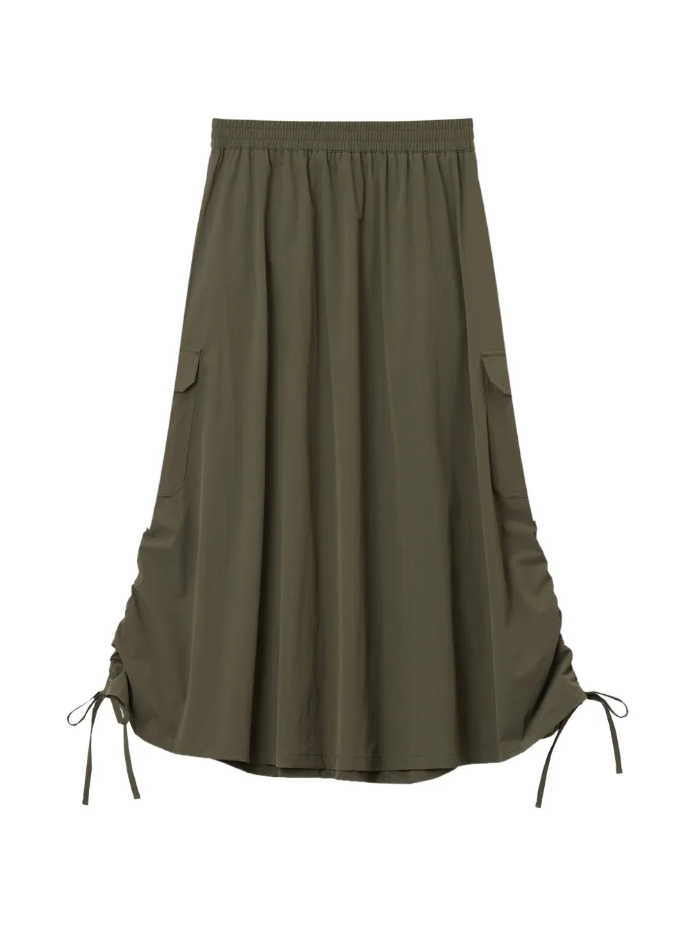  Musium Div. Drawstring Pocket Midi Skirt - Green 
