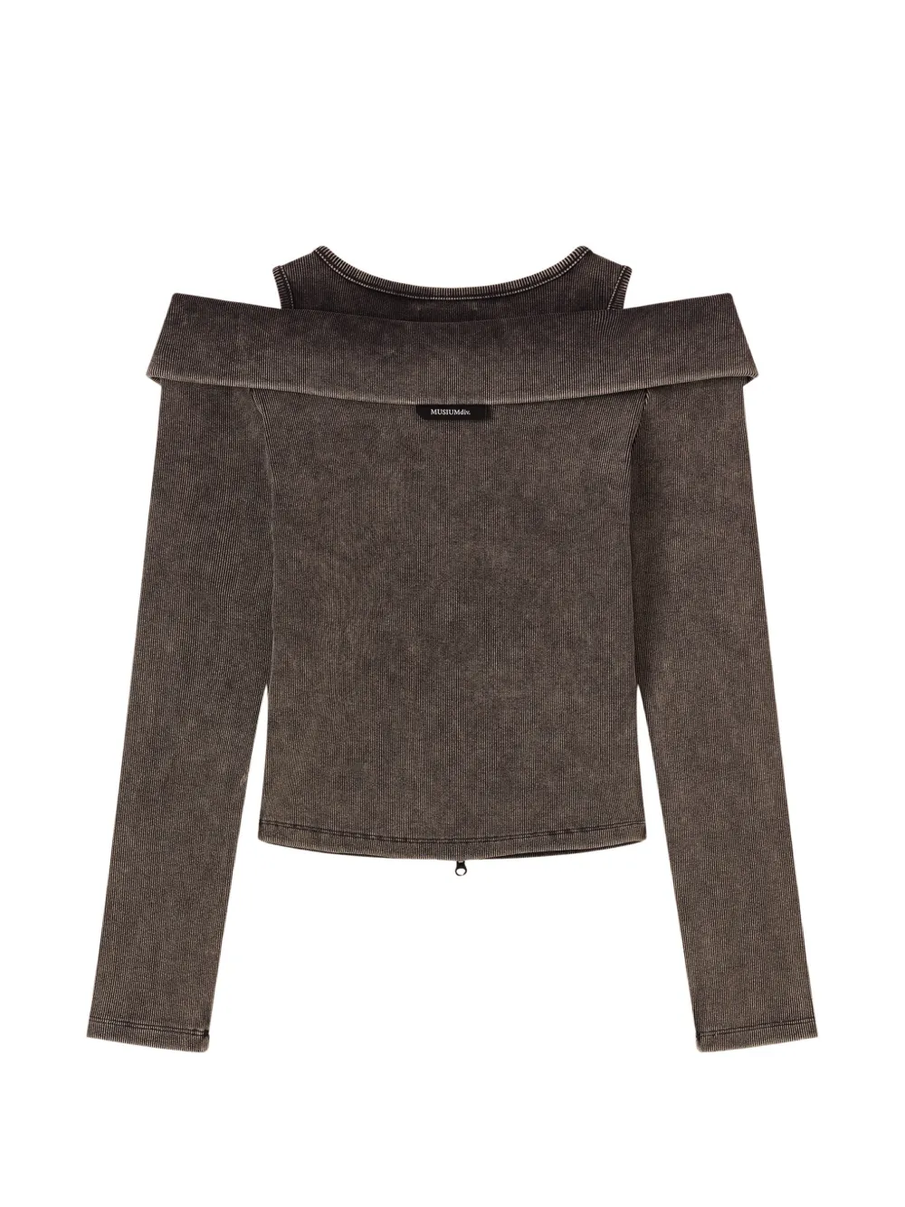  Musium Div. Off-shoulder Top - Brown 