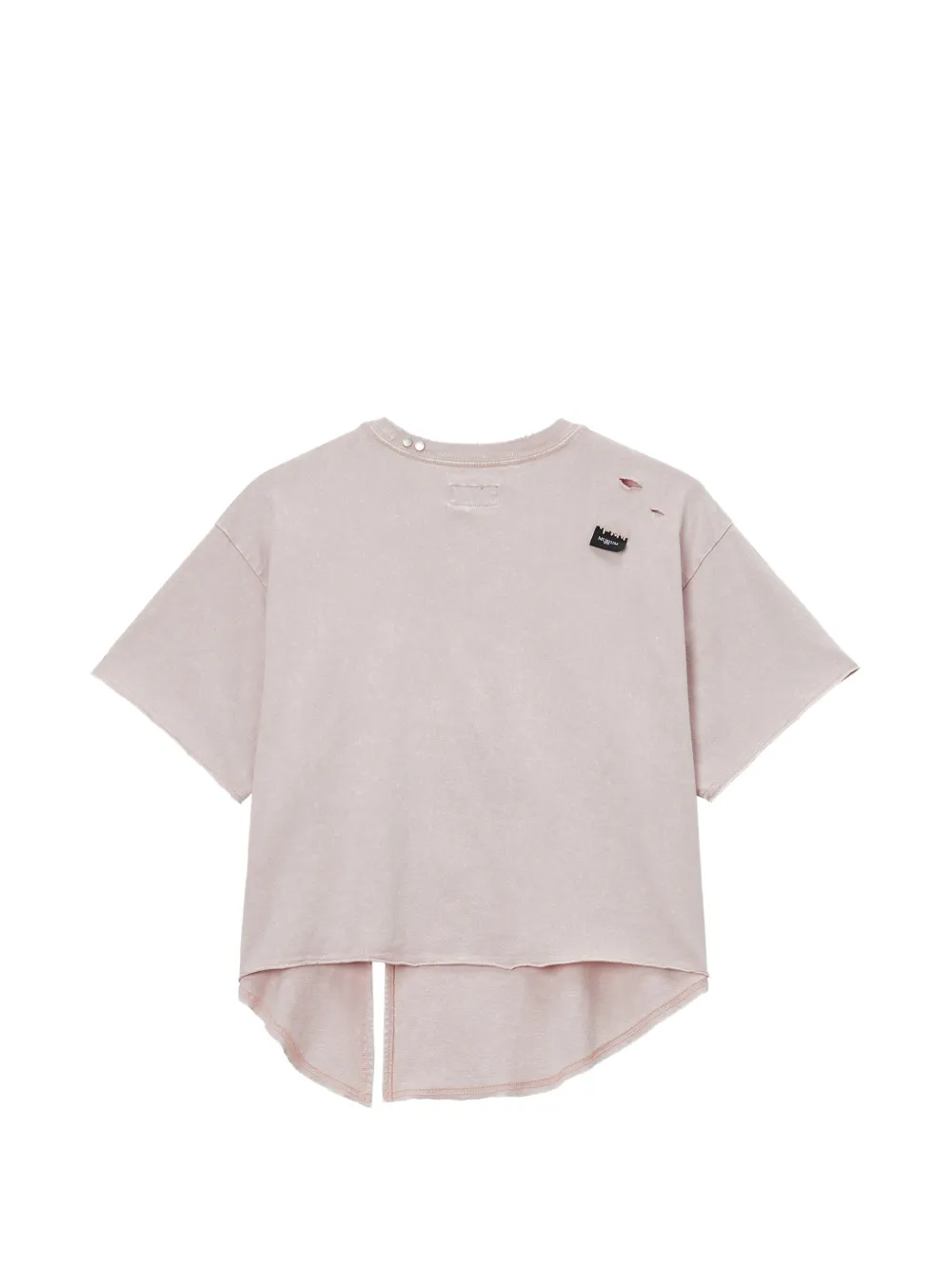  Musium Div. Distressed Relaxed-fit T-shirt - Pink 