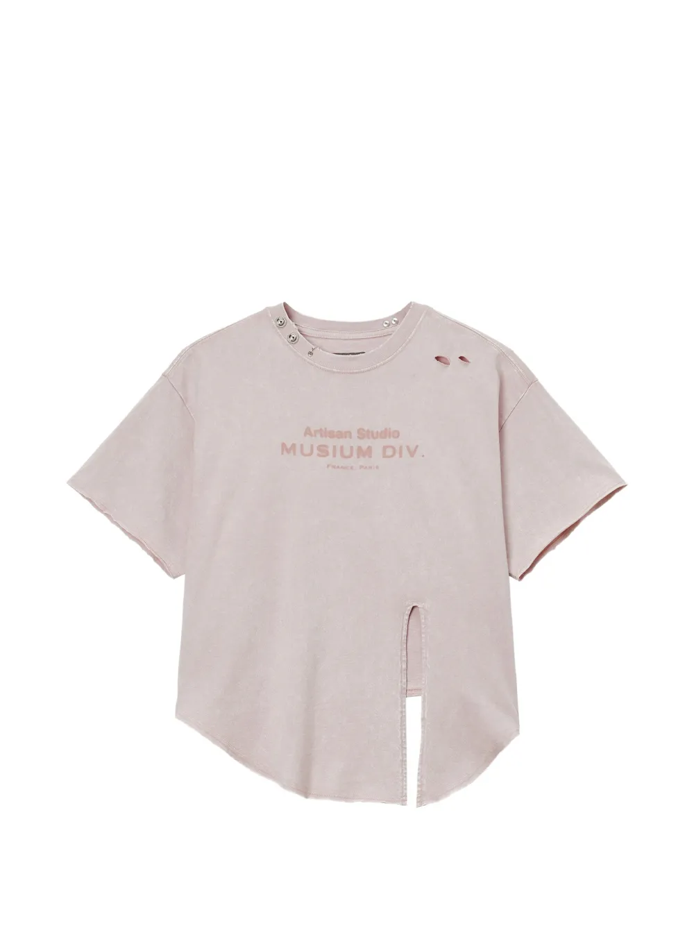 Musium Div. distressed relaxed-fit T-shirt
