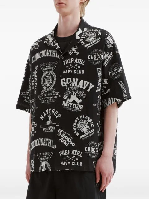 CHOCOOLATE chemise imprimée à manches courtes