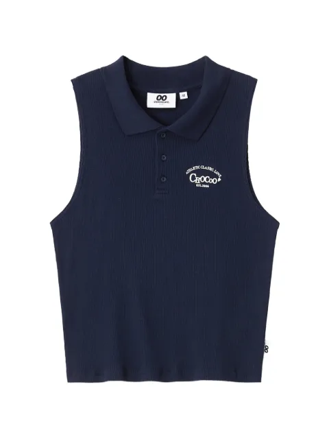 CHOCOOLATE logo-embroidered polo shirt