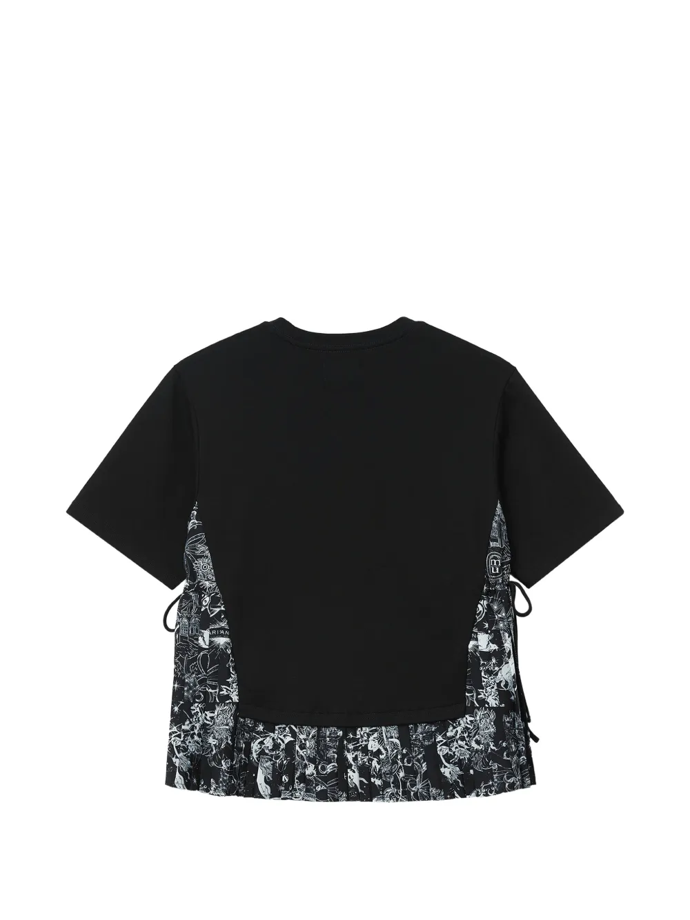  Musium Div. Bandana-print Panelled T-shirt - Black 