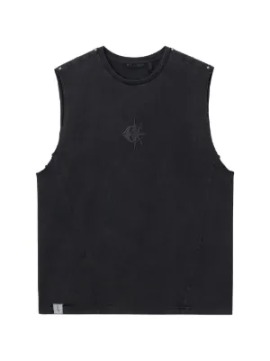 FEAR OF GOD ESSENTIALS ロゴ タンクトップ | ブラック | FARFETCH JP