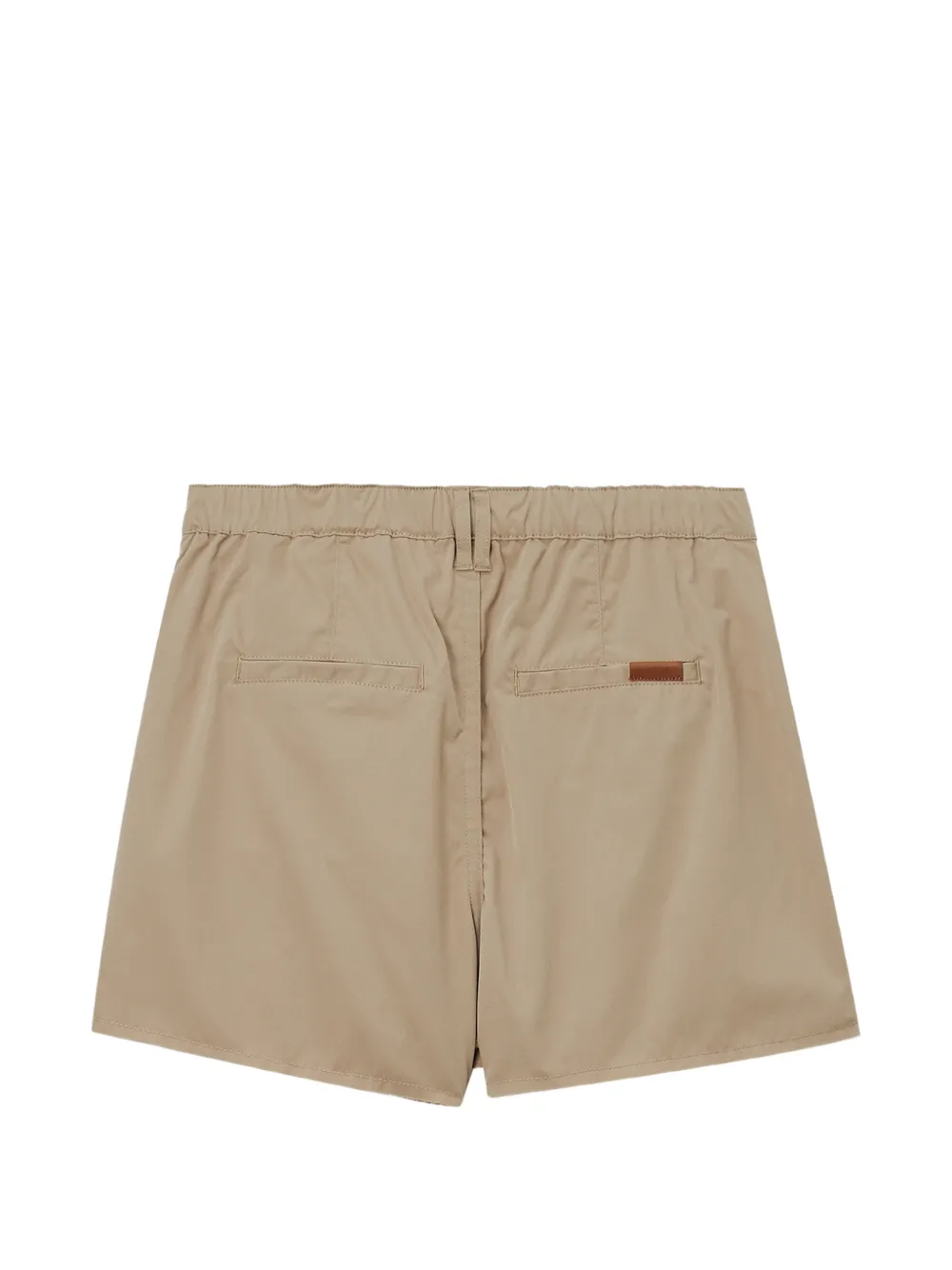  Musium Div. Pleated Heart-charm Shorts - Neutrals 