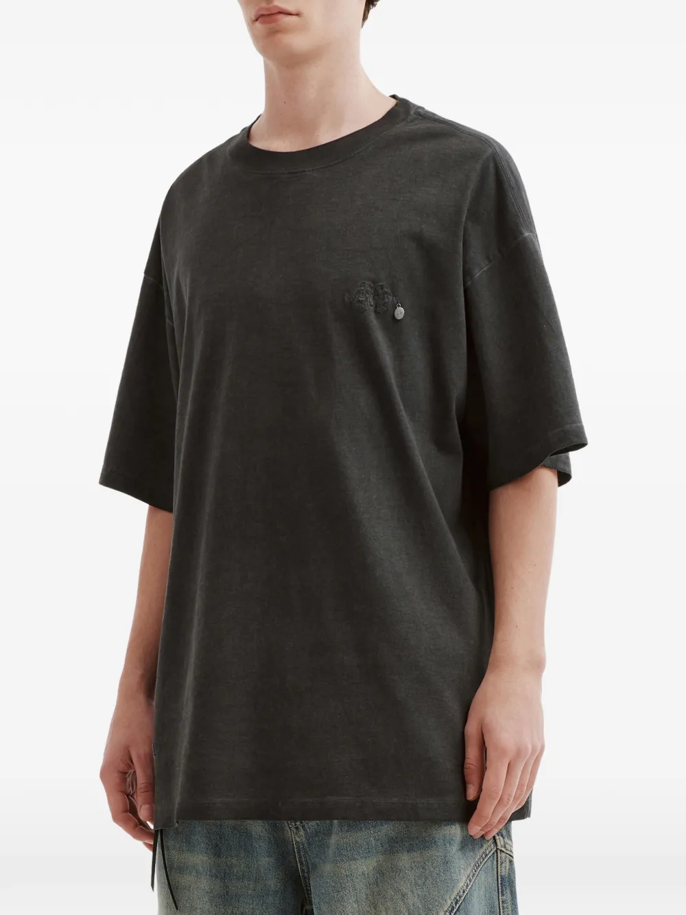  Musium Div. Embossed Short-sleeve T-shirt - Black 