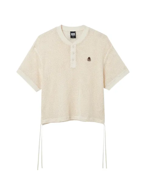 FINGERCROXX Mesh-T-Shirt mit Kordelzug