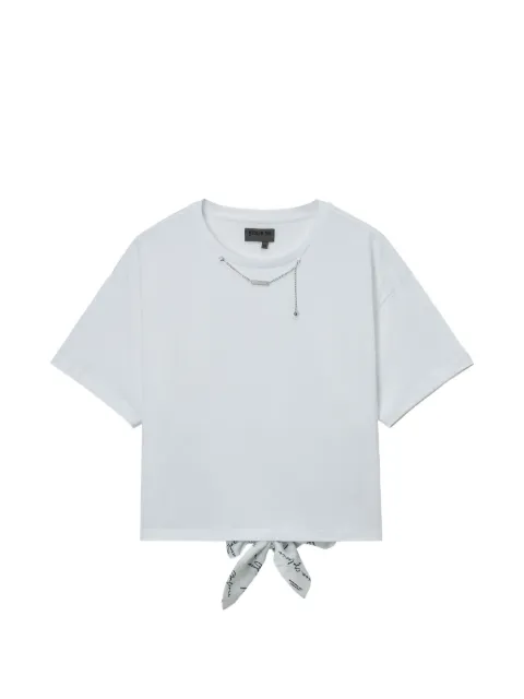 Musium Div. T-shirt med kædedetalje