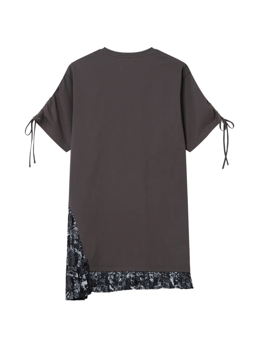  Musium Div. Tie-detail Pleated Dress - Grey 