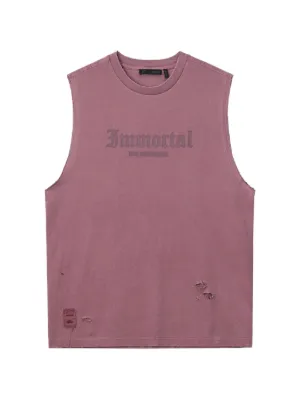 HELLSTAR プリント タンクトップ | グレー | FARFETCH JP
