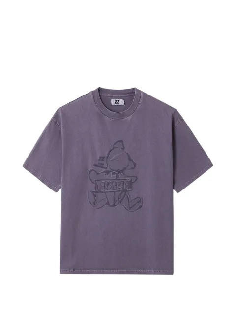 izzue embossed-bear T-shirt