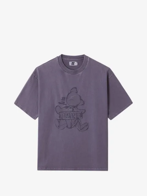 izzue embossed-bear T-shirt