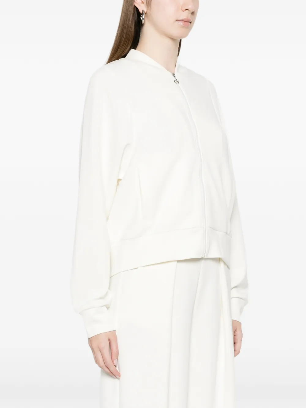  Deha Zip-up Cardigan - Neutrals 