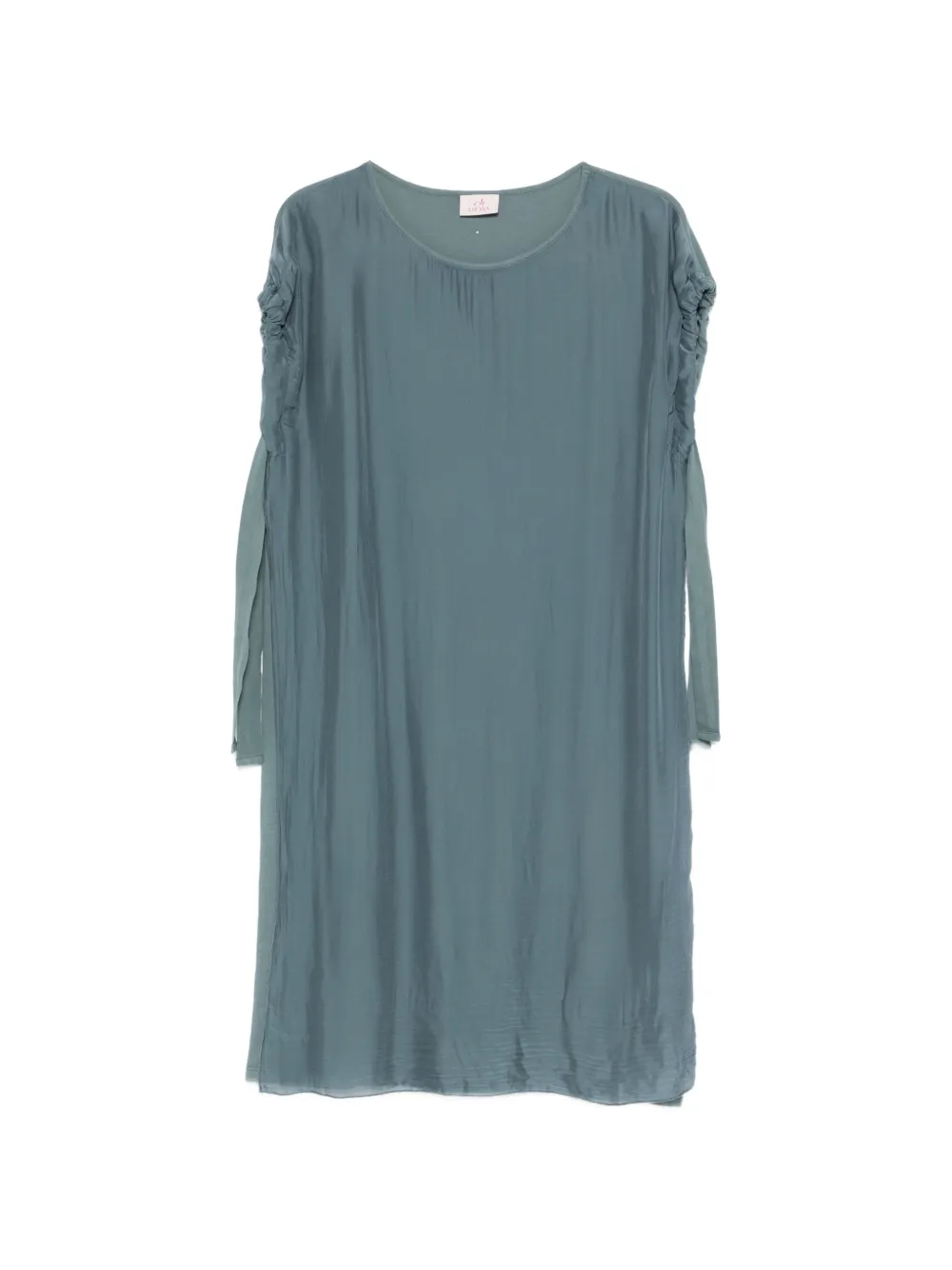 DEHA Abito midi con inserti - Blu