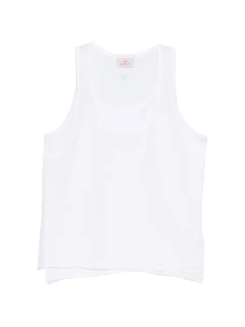 DEHA scoop-neck tank top