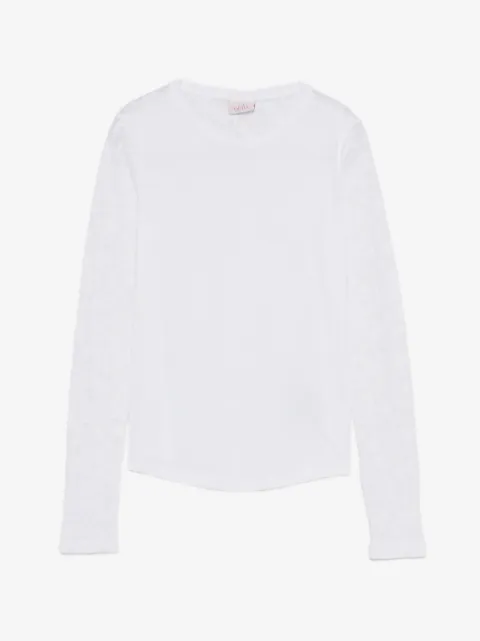 DEHA lace-sleeves T-shirt