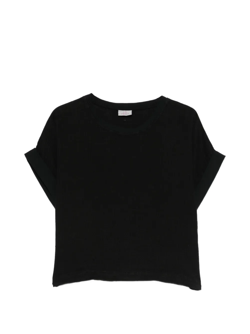 DEHA cuffed T-shirt - Nero