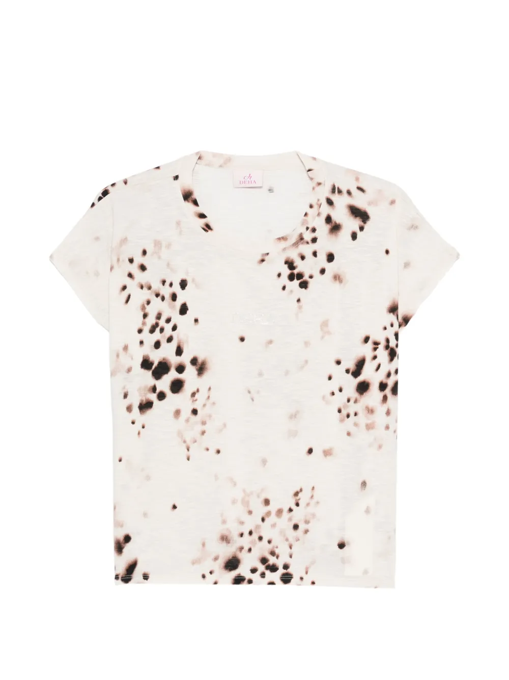 DEHA dot-print T-shirt - Toni neutri