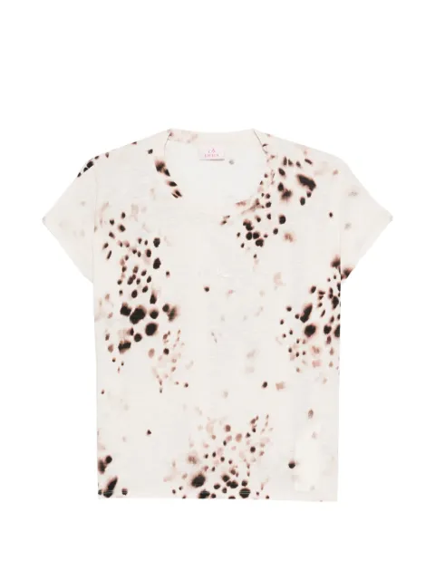 DEHA T-shirt med prikket tryk