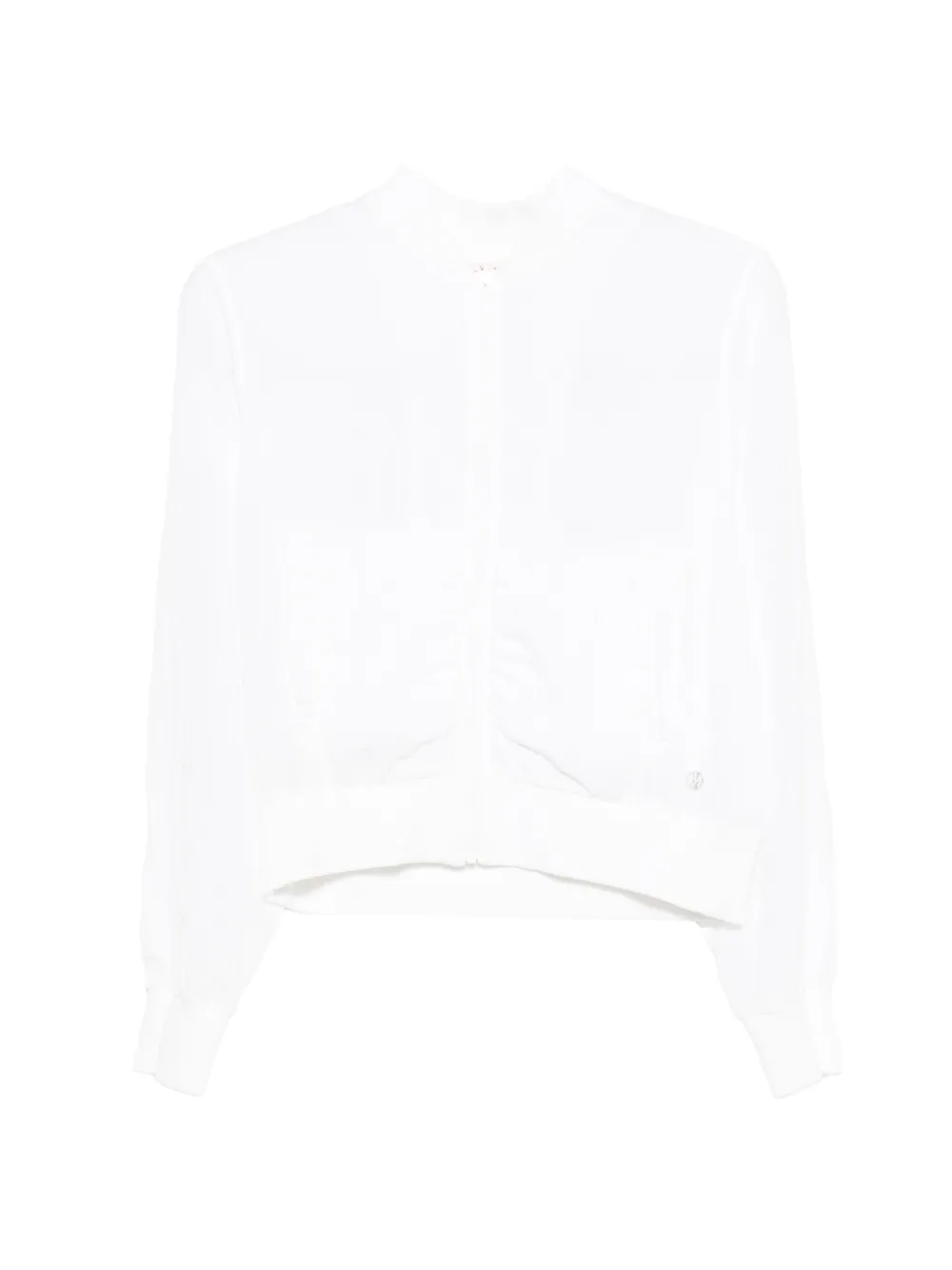 DEHA zip-up cropped jacket - Bianco