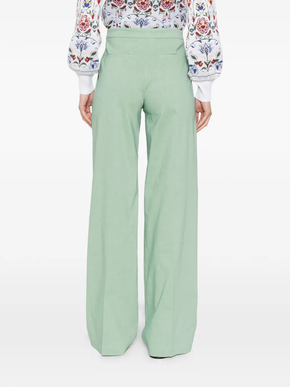 PINKO Broek met knopen Groen