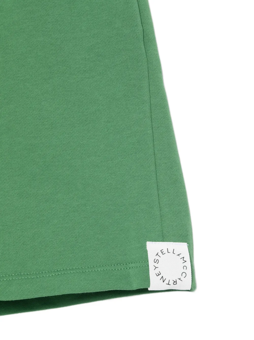 Stella McCartney Kids Jersey shorts met trekkoord Groen