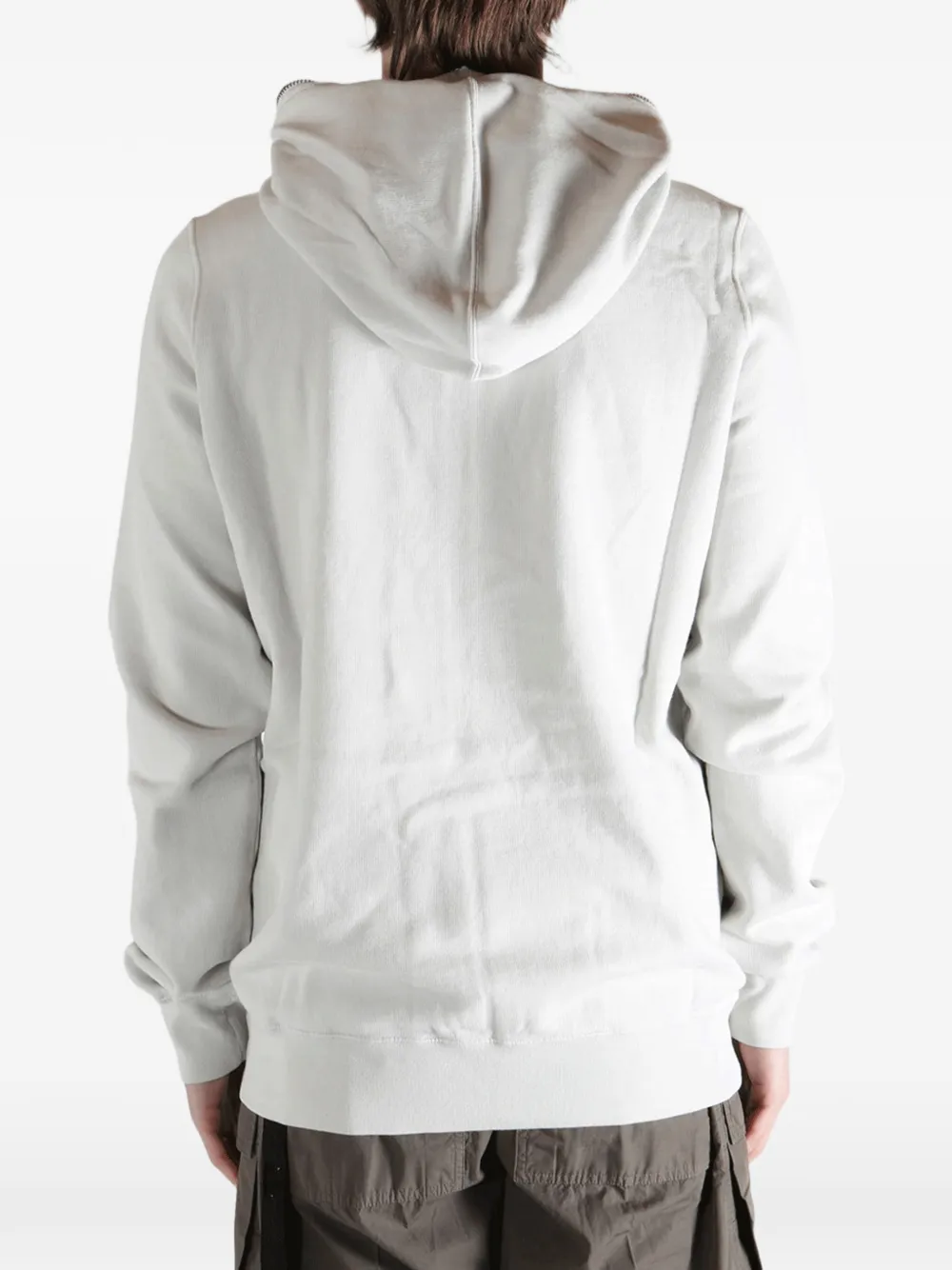 Rick Owens DRKSHDW Hoodie met rits Wit