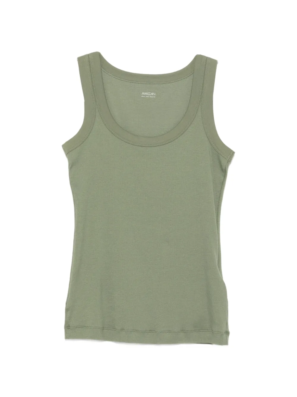 MARCCAIN scoop-neck tank top - Verde