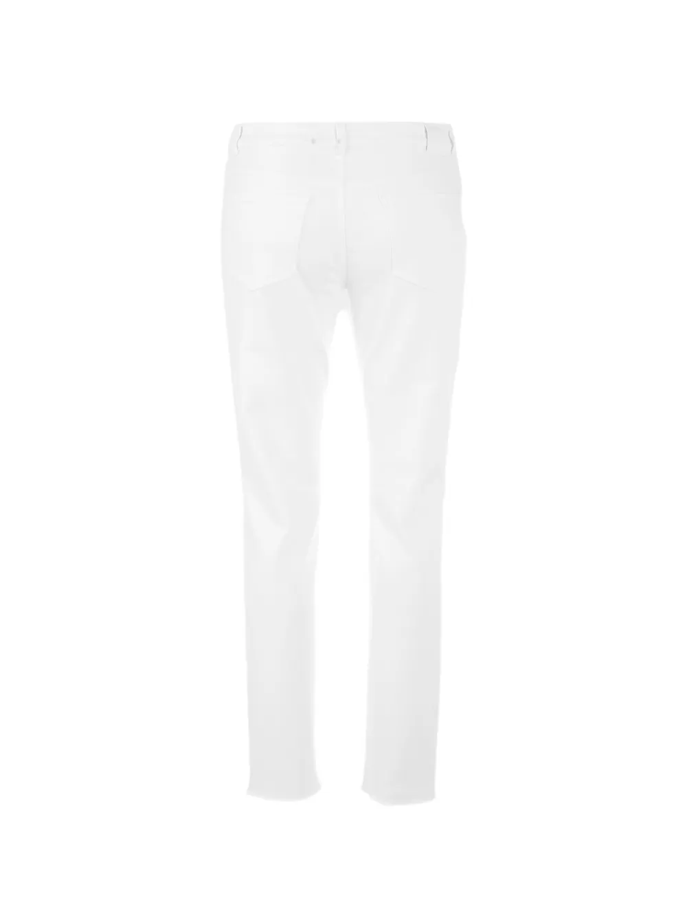 MARCCAIN Faro jeans met kettingdetail en franje Wit