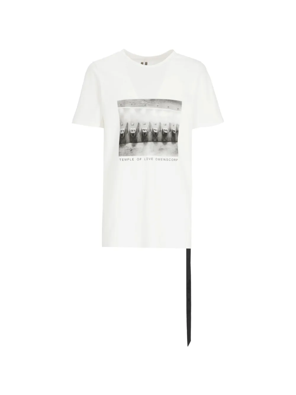 Rick Owens DRKSHDW T-shirt met grafische print Wit