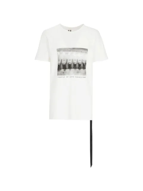 Rick Owens DRKSHDW playera con motivo gráfico