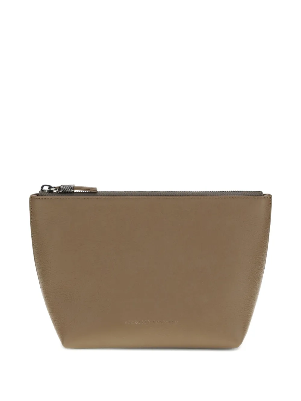 Brunello Cucinelli leather pouch - Neutrals