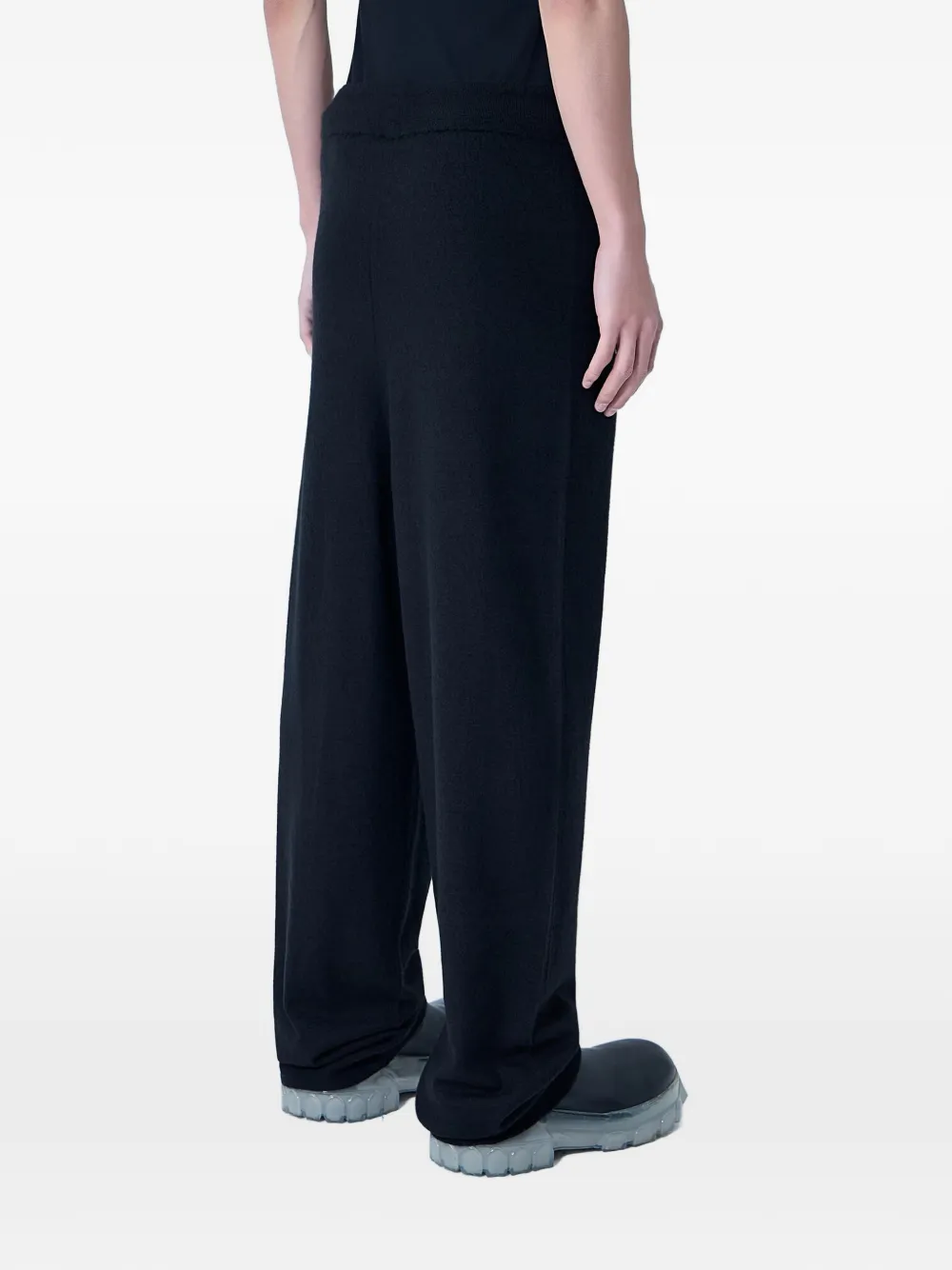 Rick Owens Broek met elastisch trekkoord Zwart