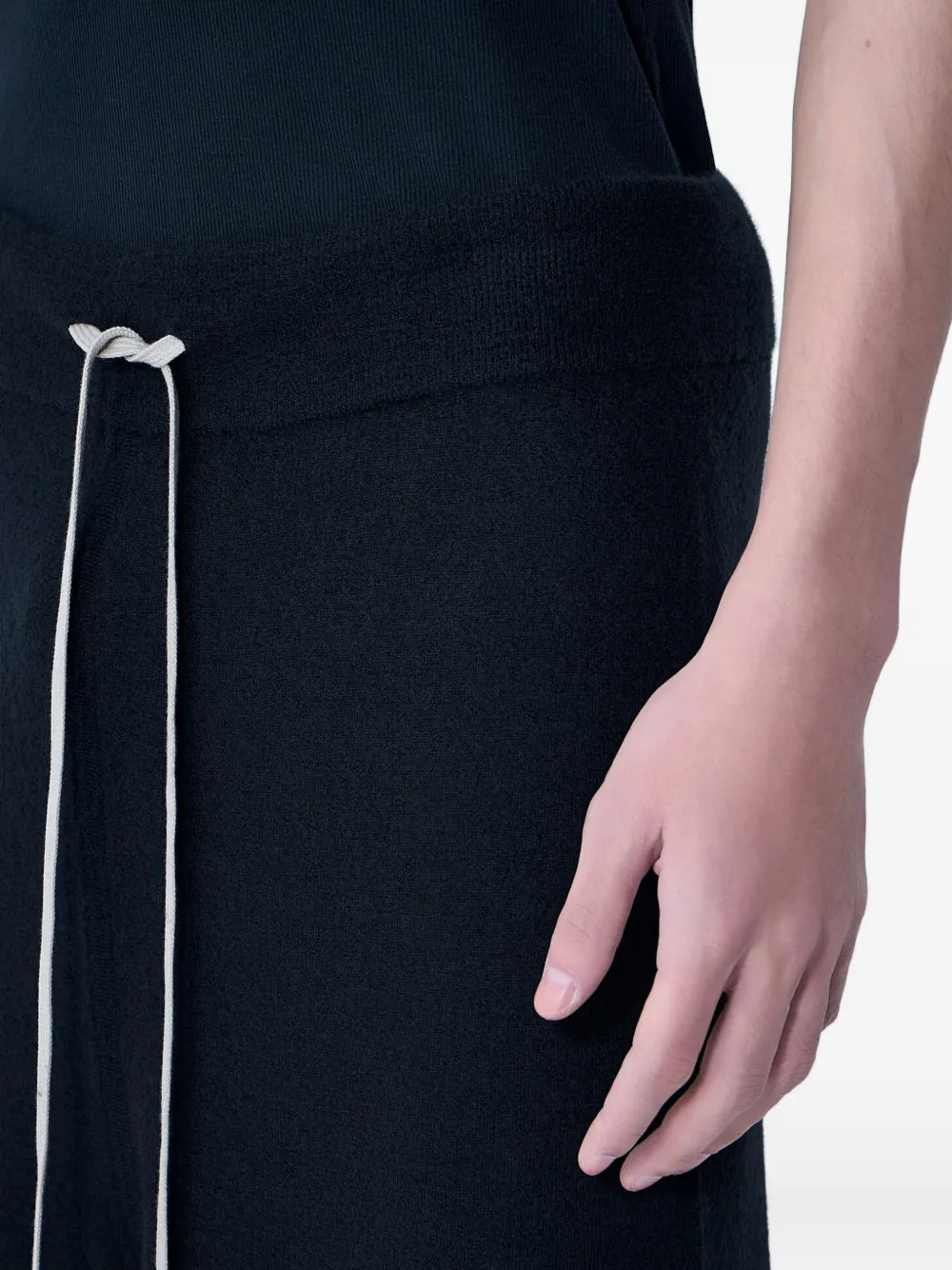 Rick Owens Broek met elastisch trekkoord Zwart