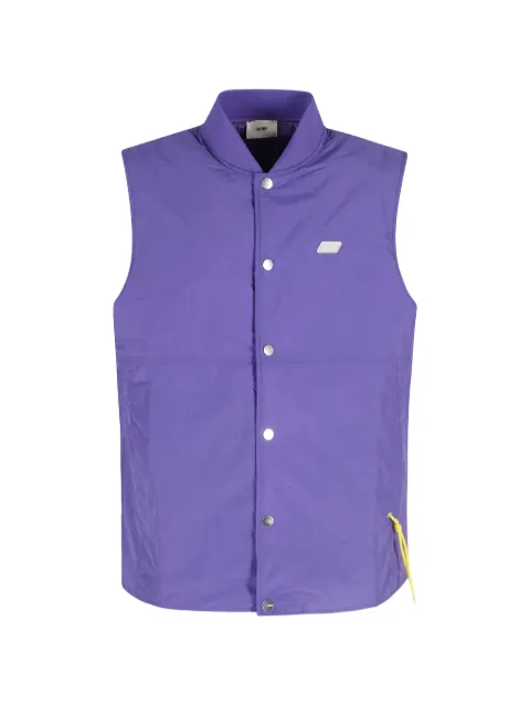 Autry press-stud fastening vest