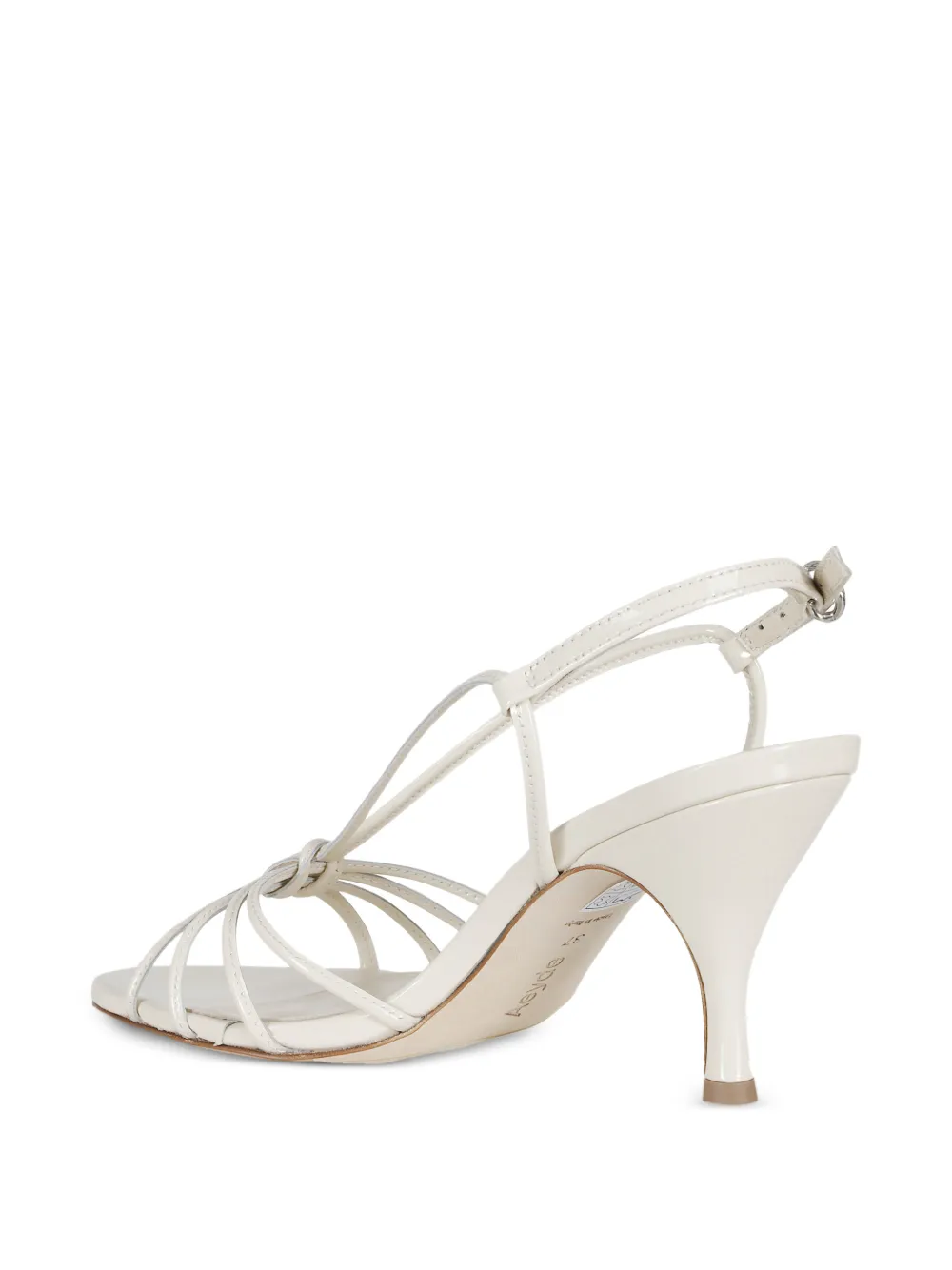Aeyde knotted strap pumps Wit