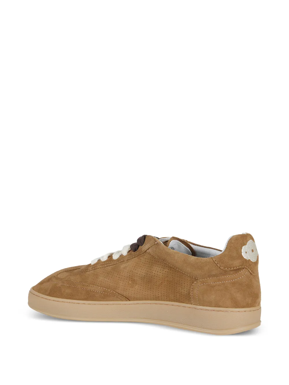  Soldini80 Akira Amalfi Suede Perforated Sneakers - Neutrals 