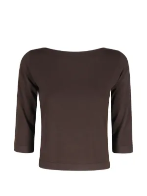 Roberto Collina boat-neck sweater from Roberto Collina