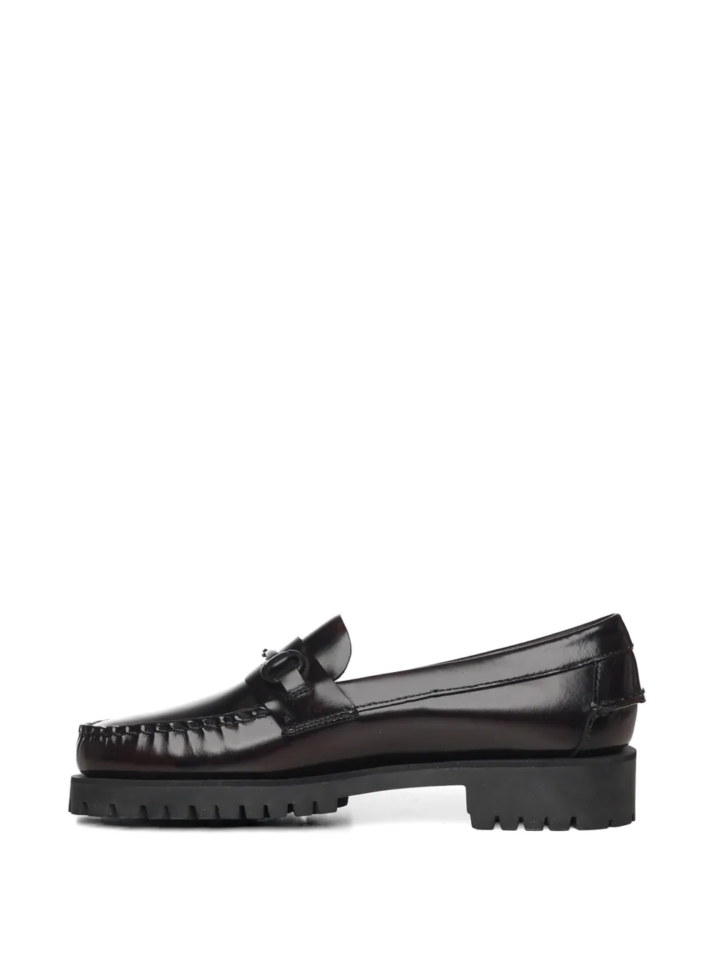 Sebago Loafers met ringdetail Bruin