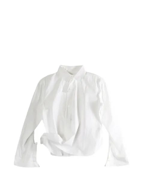 Yohji Yamamoto camisa asimétrica