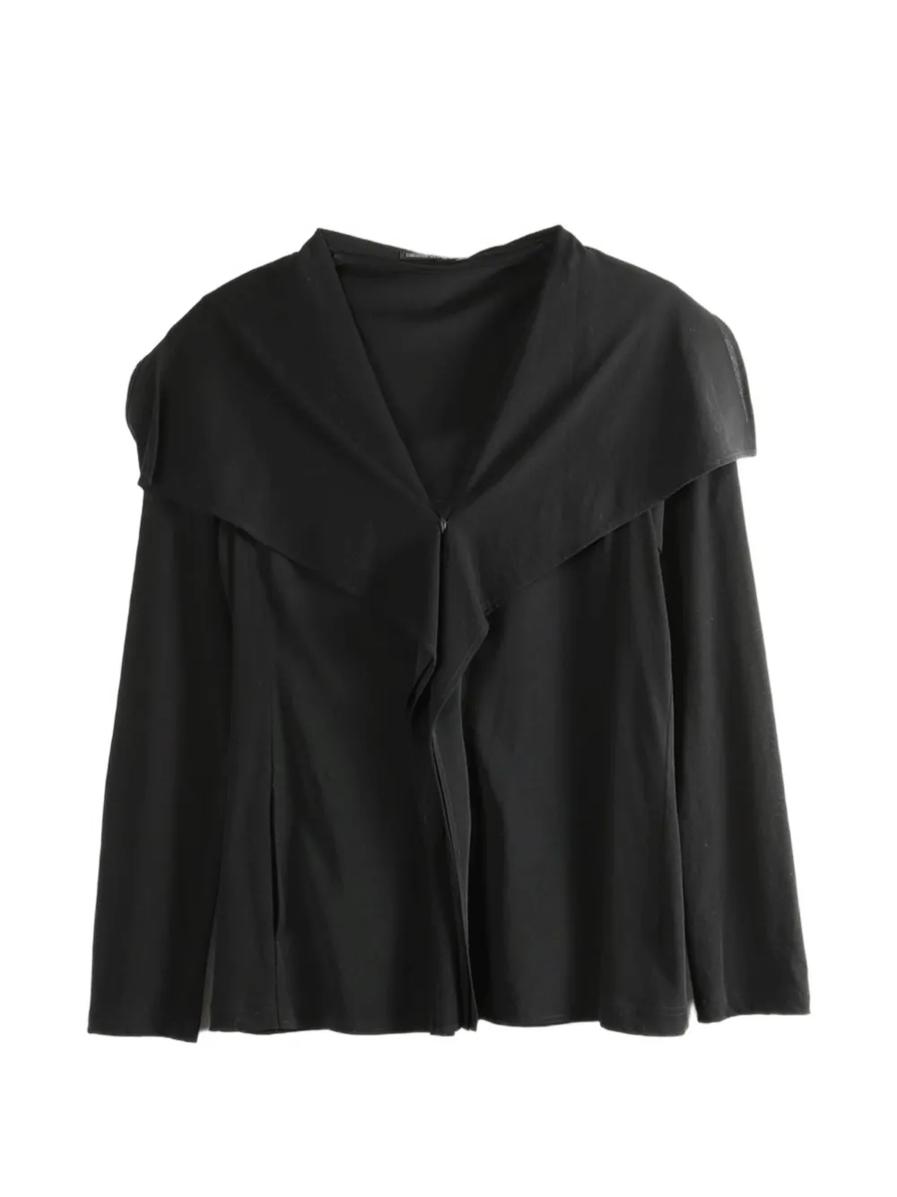 Yohji Yamamoto draped jacket - Nero