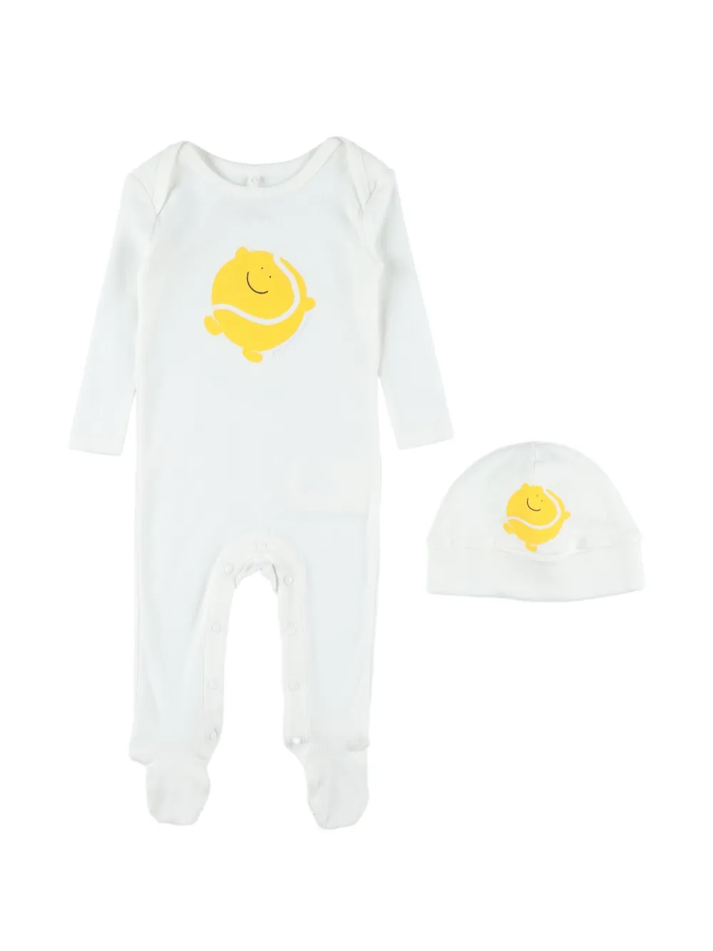 Stella McCartney Kids graphic-print babygrow set - Weiß