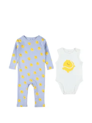 Stella McCartney Kids パターン ボディスーツ セット | ブルー