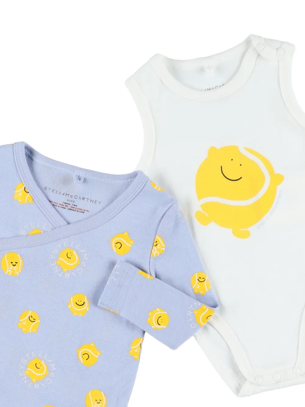 Stella McCartney Kids Romperset met patroon Blauw