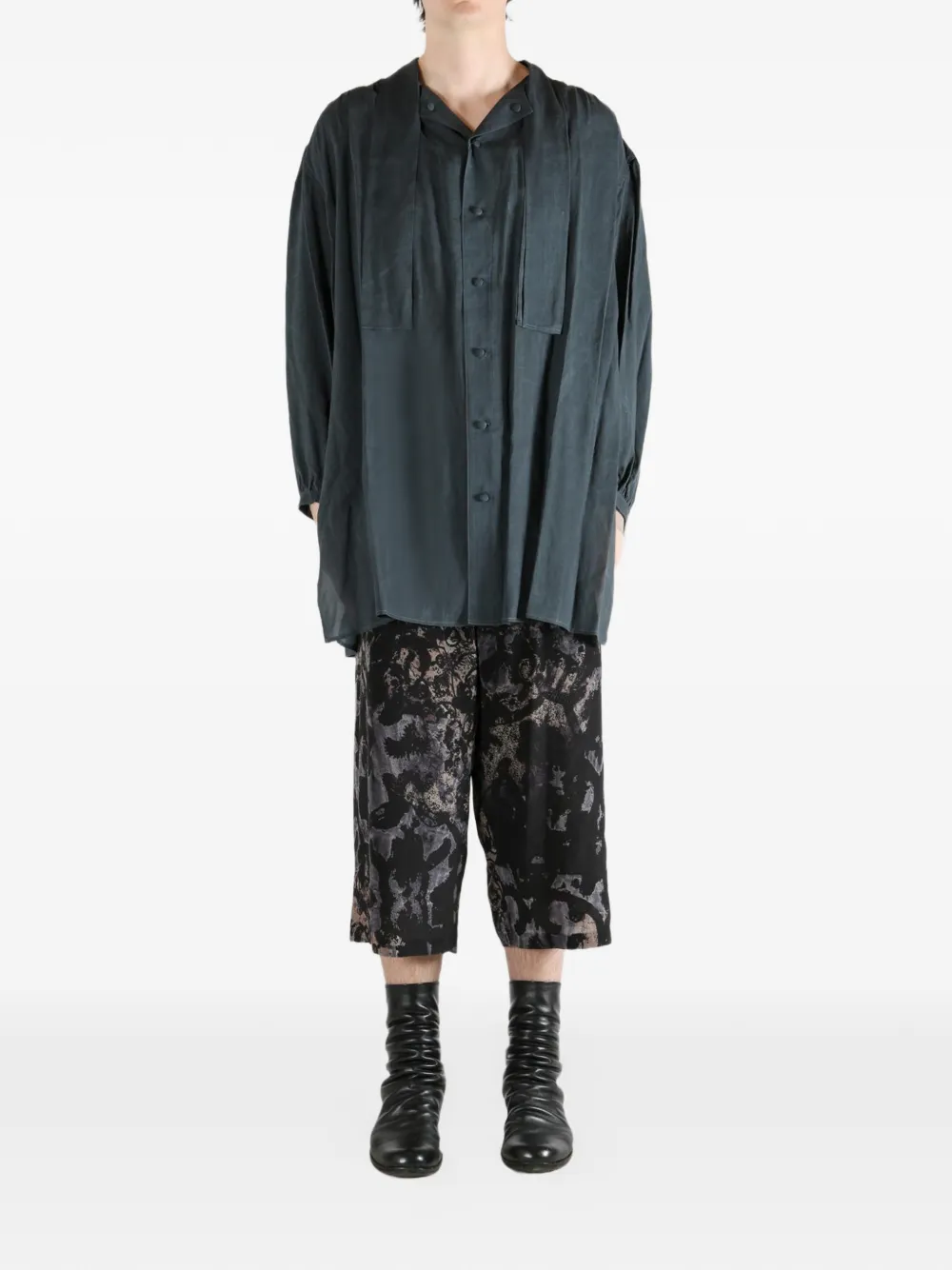 Yohji Yamamoto Overhemd Grijs