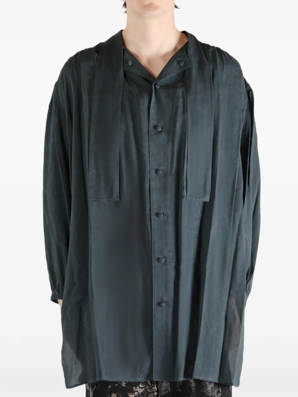 Yohji Yamamoto Overhemd Grijs