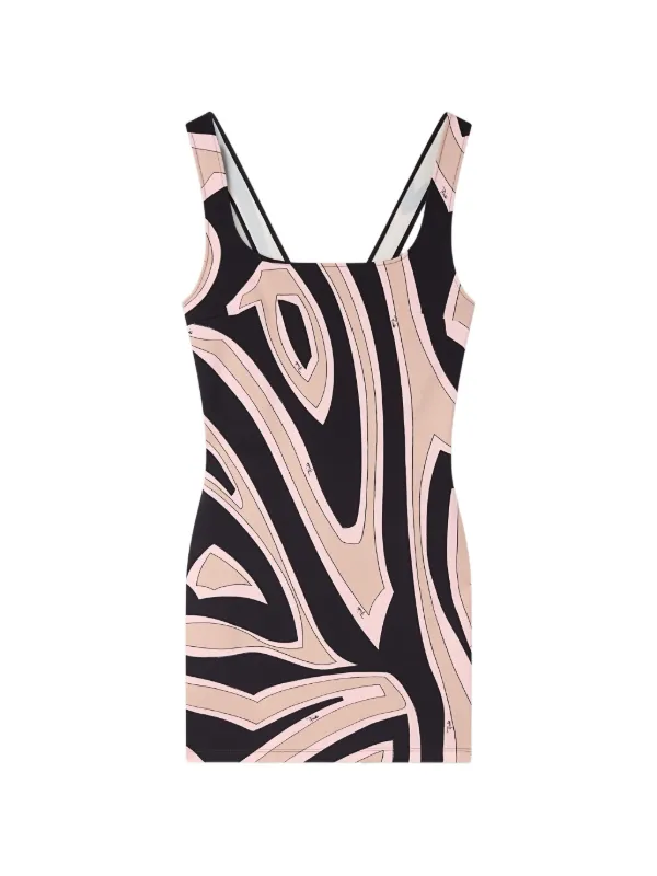Pucci Labirinto Print Dress in Black