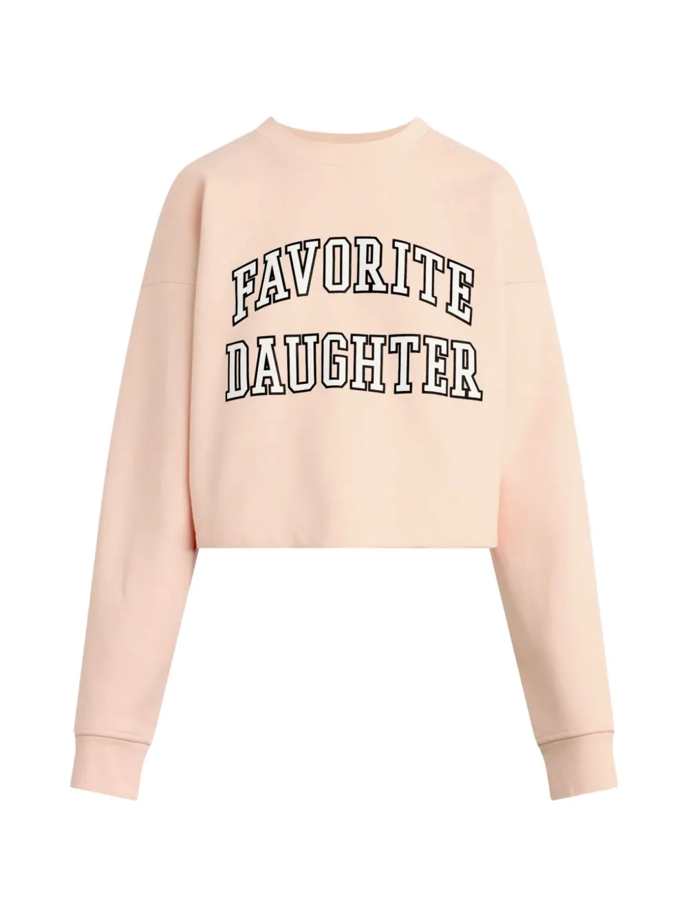 Favorite Daughter cropped sweatshirt - Rosa