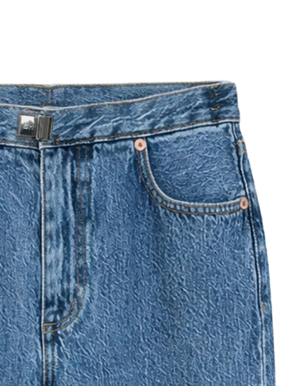  Still Here Buckle Jeans - Blue 