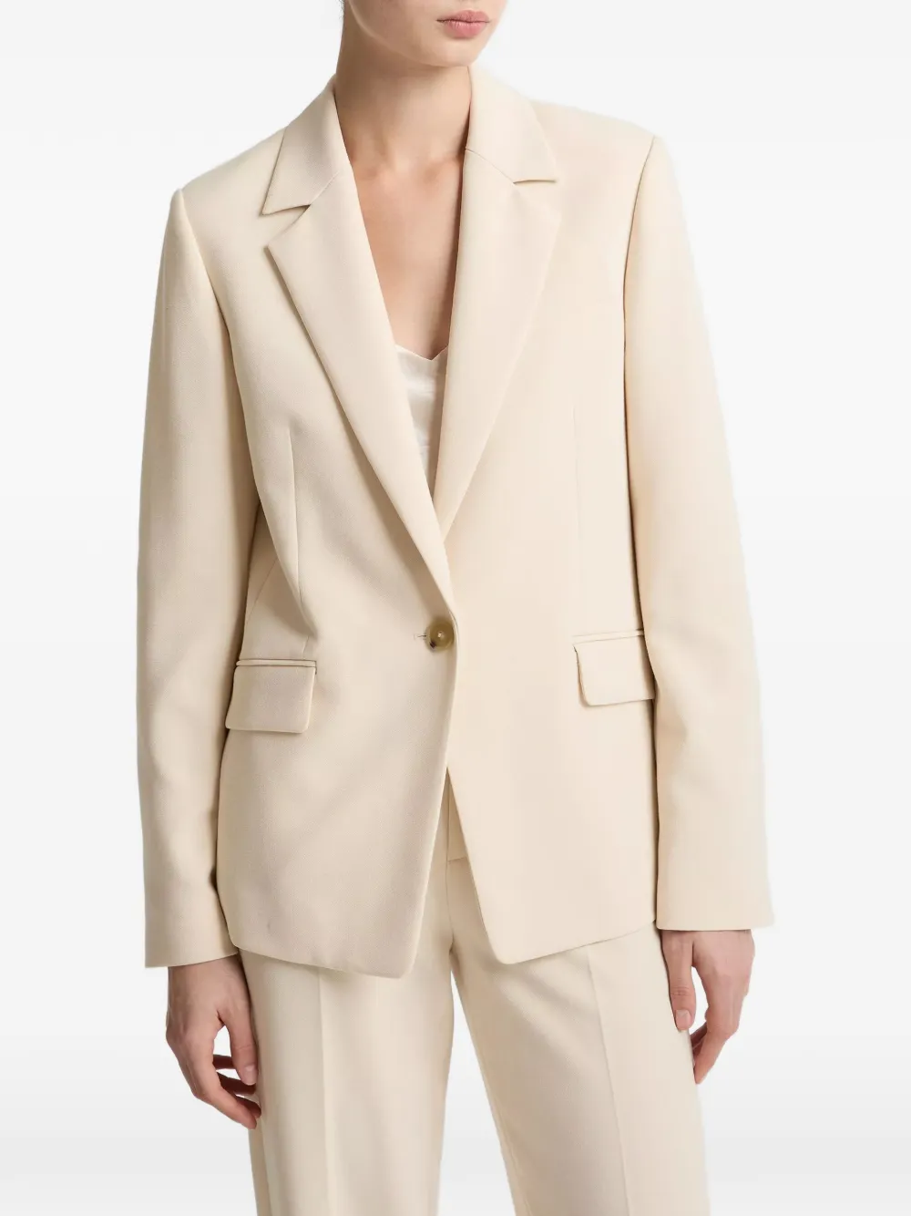 Vince single-breasted blazer - Neutrals